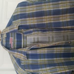 EUC mens casual Double Impact  shirt large